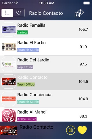 Radios de Argentina - Las mejores estaciones de radio: música, noticias. Gratis screenshot 2