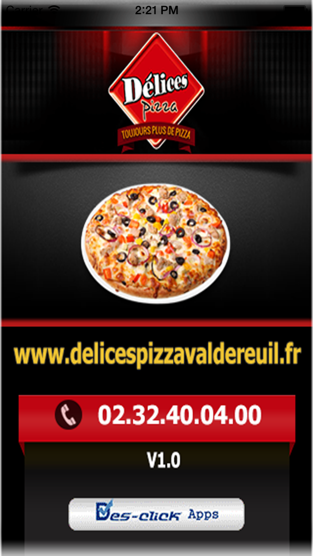 How to cancel & delete Delices Pizza 27 from iphone & ipad 1