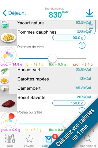 Calories minute screenshot 2
