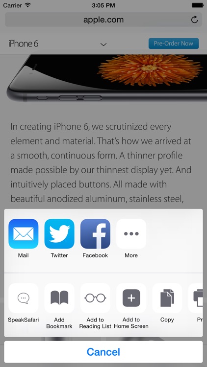SpeakSafari - Speak Extension for Safari screenshot-0