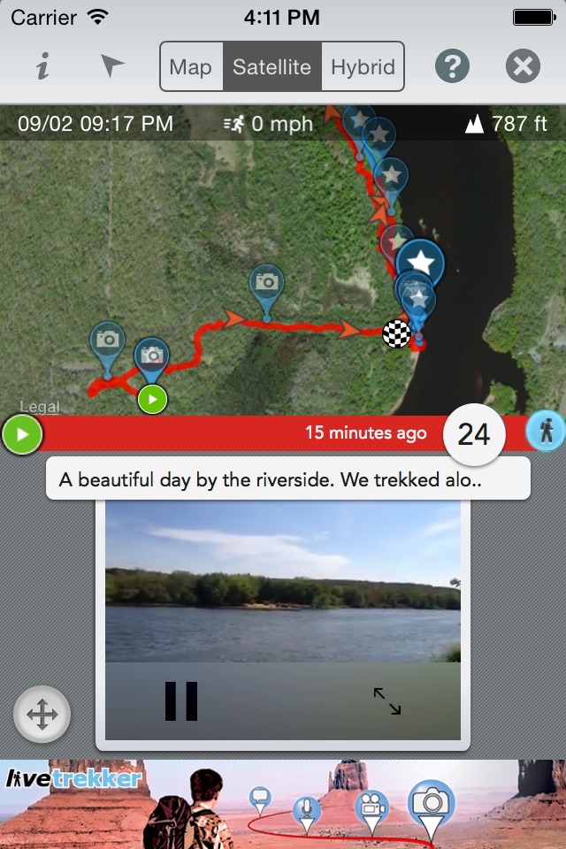 LiveTrekker screenshot 4