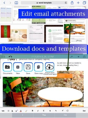 WDocs - Microsoft Office Word doc docx Edition & Open Office Document Edition screenshot 2