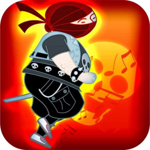 Mighty Metal Ninja Run+ - A Drunken Monk against Underground Villains HD iOS App