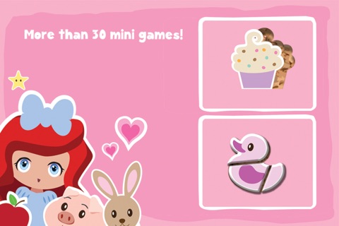 Myfirst Girls Love Pink Puzzle Pro Jigsaw Game for toddlers and preschoolers screenshot 2