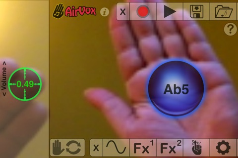 AirVox - Gesture Controlled Music screenshot 2