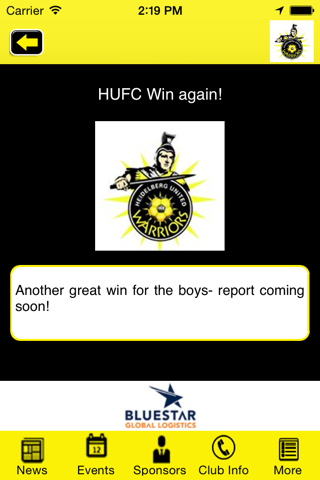 Heidelberg United Football Club screenshot 4