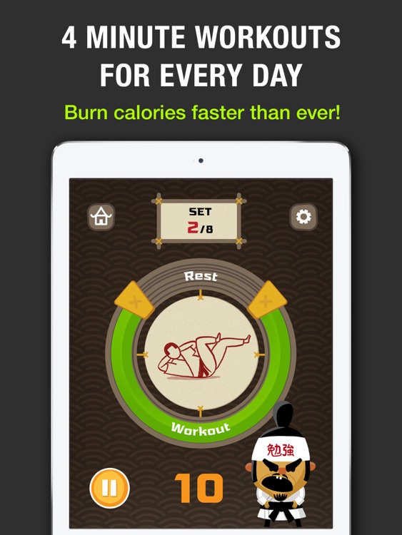 Tabata! HD: 4 Minute Workout Challenge. Burn calories faster than ever! screenshot-0