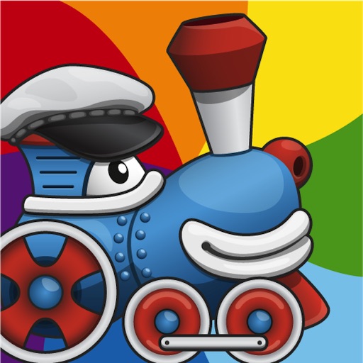 Rainbow Train: Teach Colors. Icon
