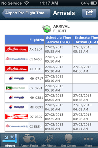 Kuala Lumpur KUL Airport Info screenshot 4