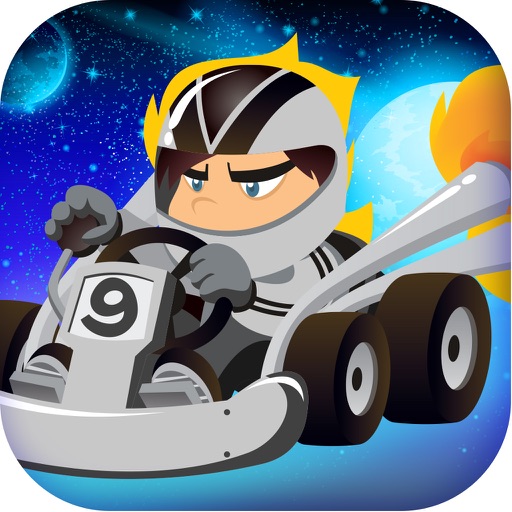 Astro Space Go Kart Racer Car-s Icon