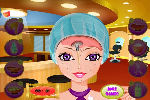 New Year Face Makeover - New Year Games screenshot 2