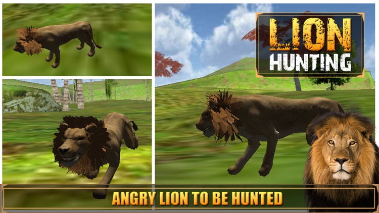 Wild Angry Safari Lion Jungle Sniper Hunting 3D Game screenshot-3