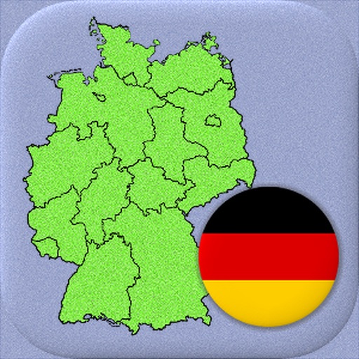 German States - The Flag, Capital, and Map of Germany - From Bavaria to Schleswig-Holstein Icon