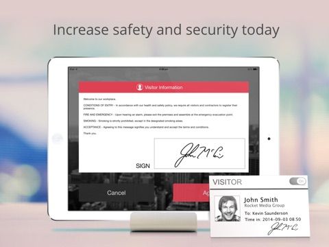 Visitor Book - Visitor Registration by SwipedOn screenshot 3