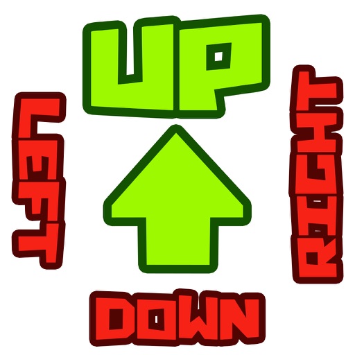 Right, left, up, down, reverse icon
