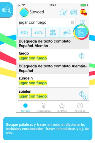 Spanisch <> Deutsch Wörterbuch screenshot 2