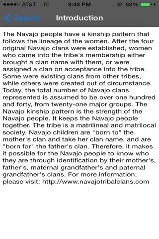 Navajo Clans Native Language screenshot 3