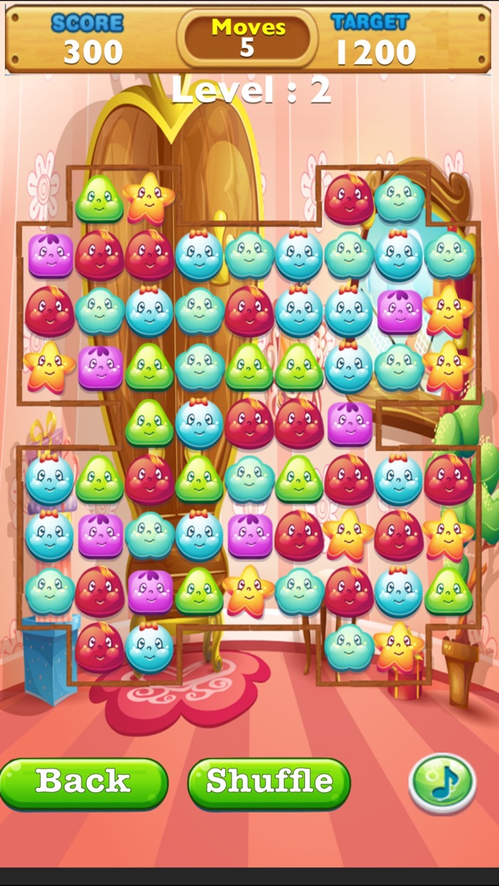 Cartoon Candy Blitz - Match Three Jelly Candies To Win