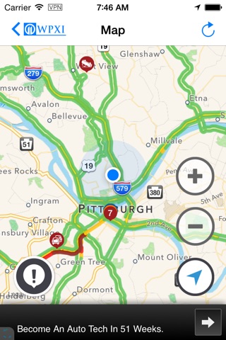 WPXI Traffic screenshot 2