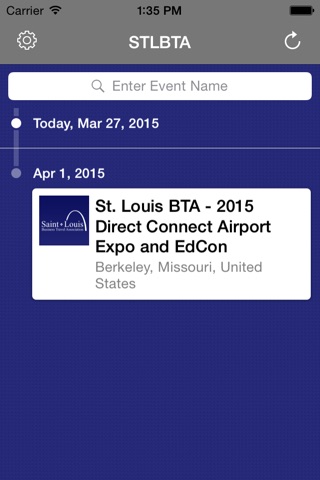 St. Louis Business Travel Association Event App screenshot 2
