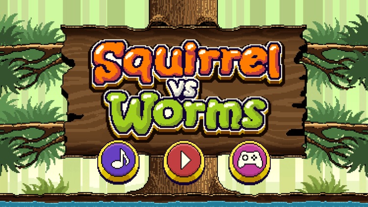 Squirrel vs Worms