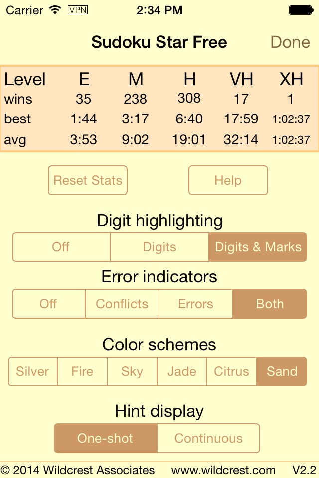 Sudoku Star - Free screenshot 2