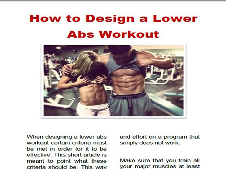 Ab Workouts For Men & Woman Magazine
