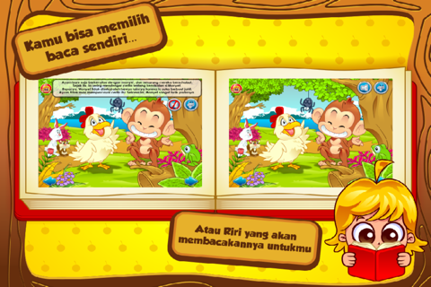 Cerita Anak: Monyet dan Ayam screenshot 2