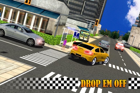 Modern Taxi Driving 3D screenshot 4