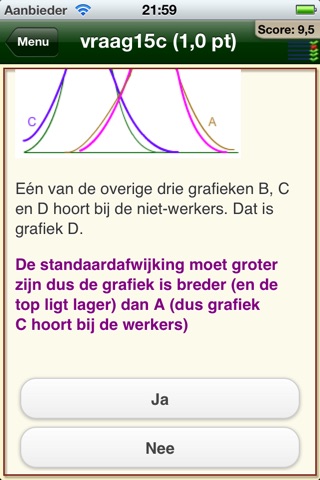 Wiskunde Examens VWO-A screenshot 3