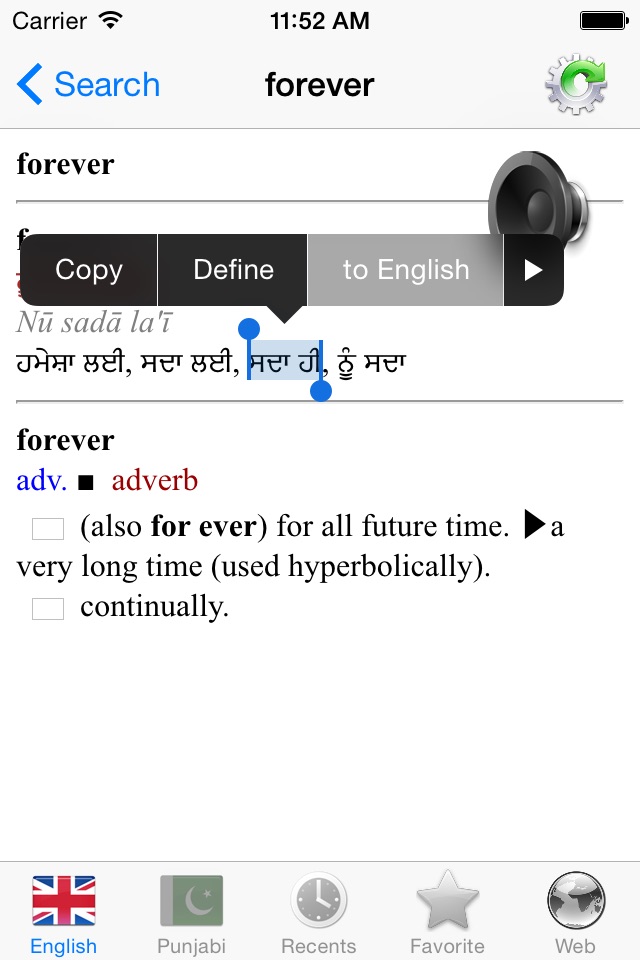 English Punjabi best dictionary screenshot 3