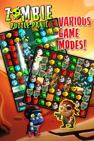 Zombie Puzzle Panic screenshot 3