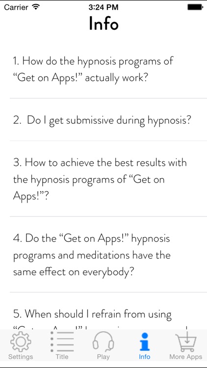 Get relaxed free! - Personal Hypnosis Program screenshot-3