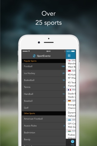 SportEventz - Live sport on TV screenshot 2