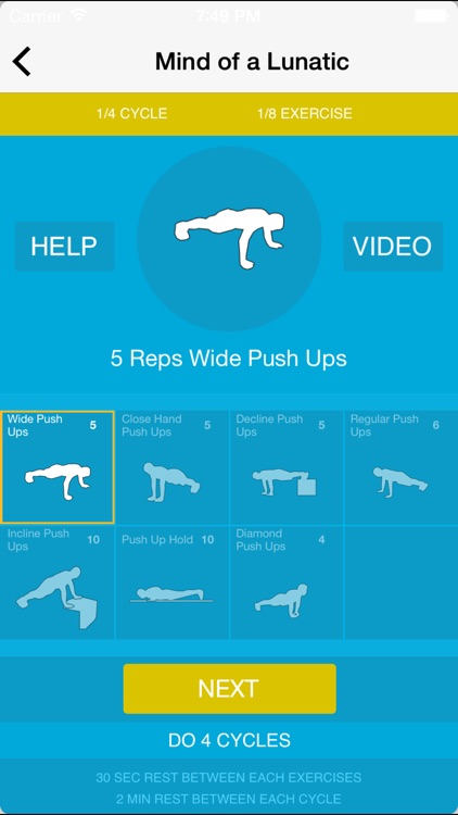 Push Ups 1 to 100: Full Fitness Buddy Workout Personal Trainer to Lose Weight and Burn Calories screenshot-3