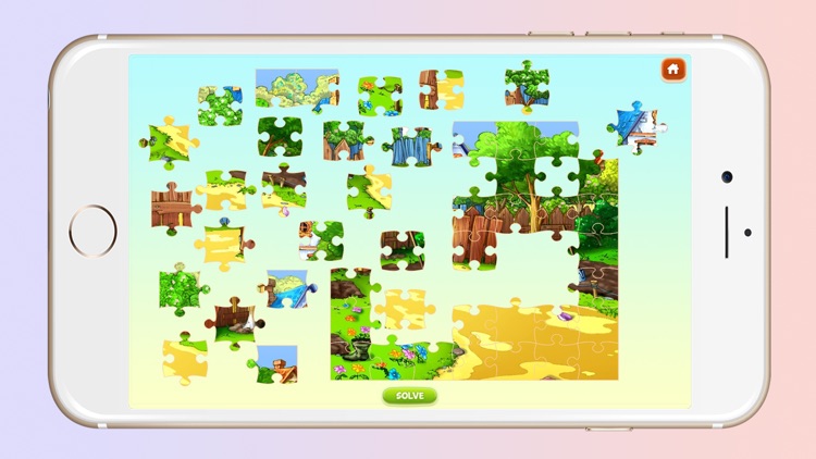 Colorful Jigsaw Photo World Puzzle Game for Kids screenshot-3