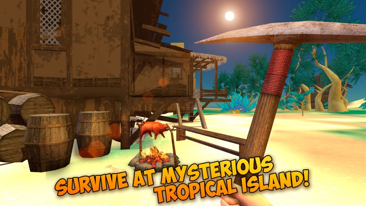 Pixel Tropical Island Survival 3D Full screenshot-0