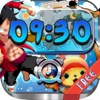 iClock – Manga & Anime : Alarm Clock One Piece Wallpaper , Frame and Quote Maker For Free