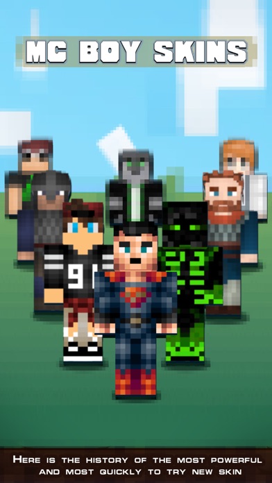Best Boys Skins Collection - Pixel Art for Minecraft Pocket Edition 1.0 IOS -