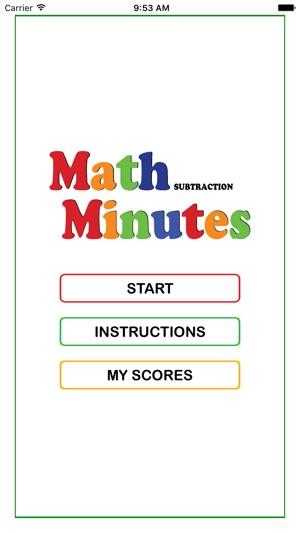 Math Minutes Subtraction(圖1)-速報App