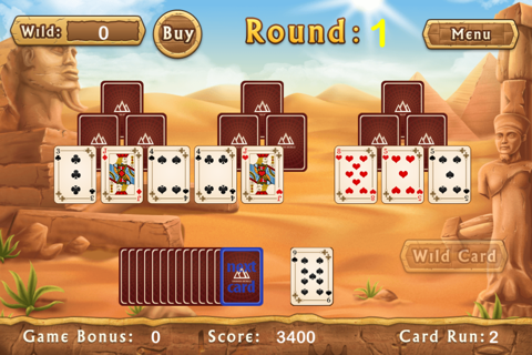 Pyramid Solitaire Egypt. Best Egypt Solitaire Game. screenshot 3