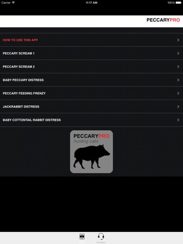 REAL Peccary Calls and Peccary Sounds for Hunting -- (ad free) BLUETOOTH COMPATIBLE screenshot 2