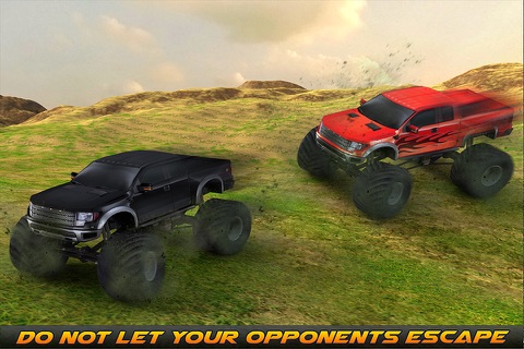 Offroad Monster truck driving simulator 3d: 4x4 trucks fighting & stunt game screenshot 2