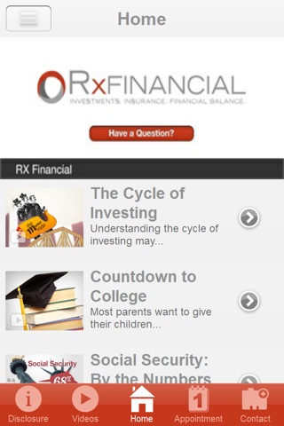 RX Financial screenshot 2