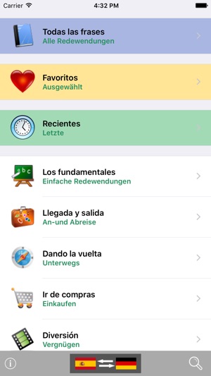 Spanish / German Talking Phrasebook Translator Dictionary - (圖1)-速報App