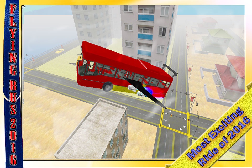 School Bus Jet 2016 – Flying Public Transport Flight with Extreme Skydiving Air Stunts screenshot 2