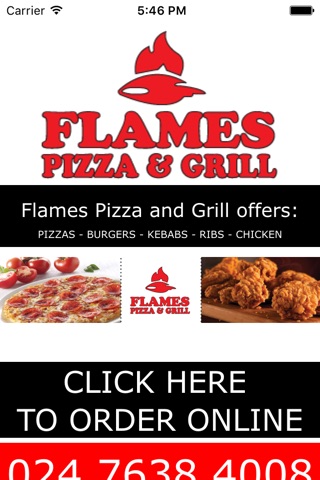 Flames Pizza and Grill Nuneaton screenshot 2