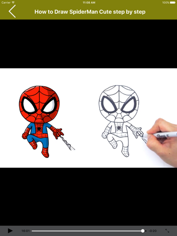 How to Draw Super Heroes Cute and Easy for iPad screenshot 4