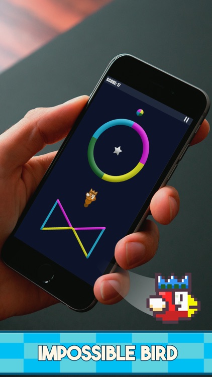 Color Switch Bird - Flappy Return Through Circle and Shape Colour