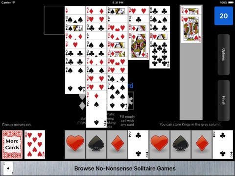 Floradora Solitaire screenshot 3